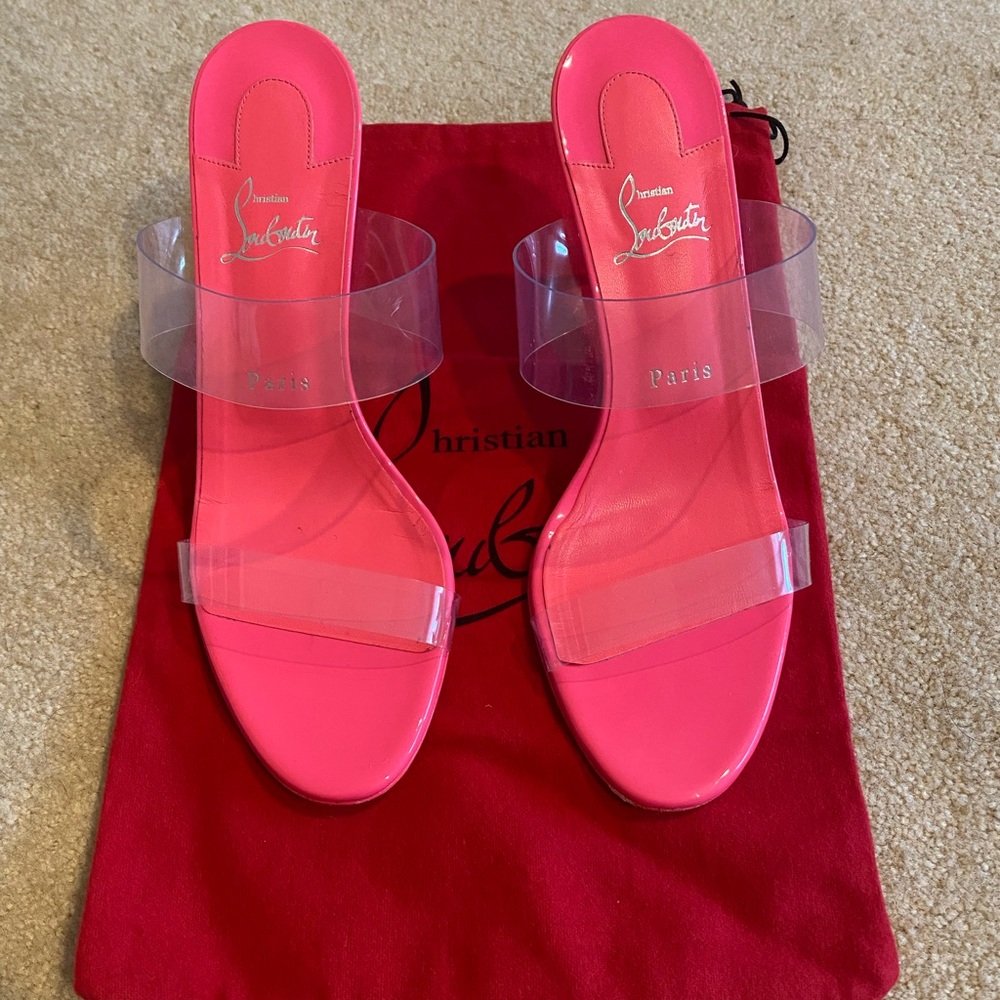 Christian Louboutin Just Nothing, size 41, Pink